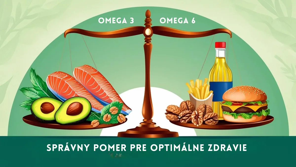 Optimálny pomer omega-3 a omega-6 mastných kyselín pre zdravie